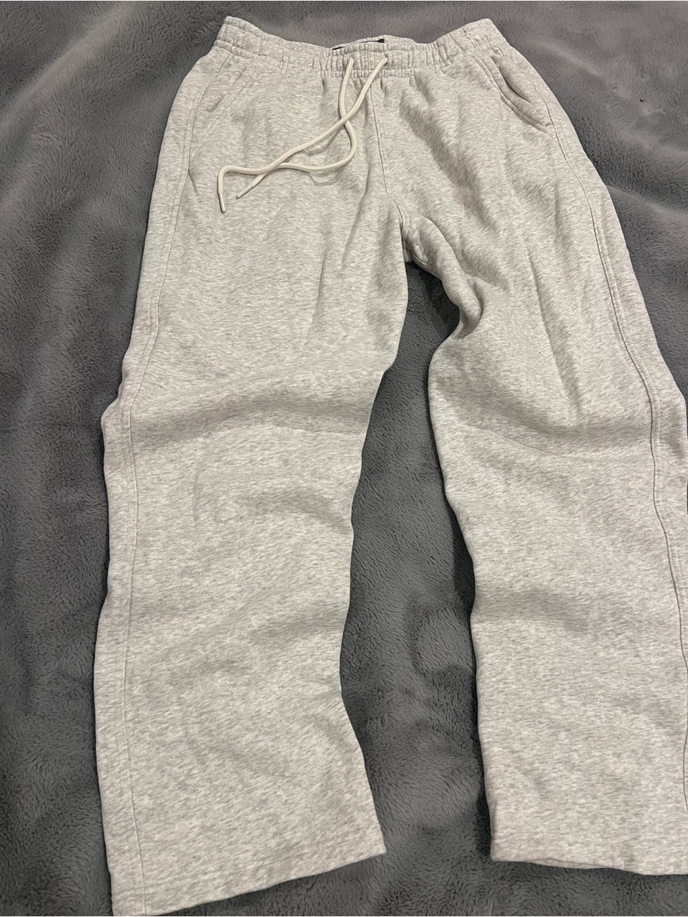 Abercrombie & Fitch Soft AF Essentials Men’s Gray Sweatpants M Regular Pockets